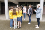 Preisübergabe an der Grundschule Marien Paderborn vor Ort (© Kreis Paderborn) Preisübergabe an der Grundschule Marien Paderborn vor Ort (© Kreis Paderborn)
